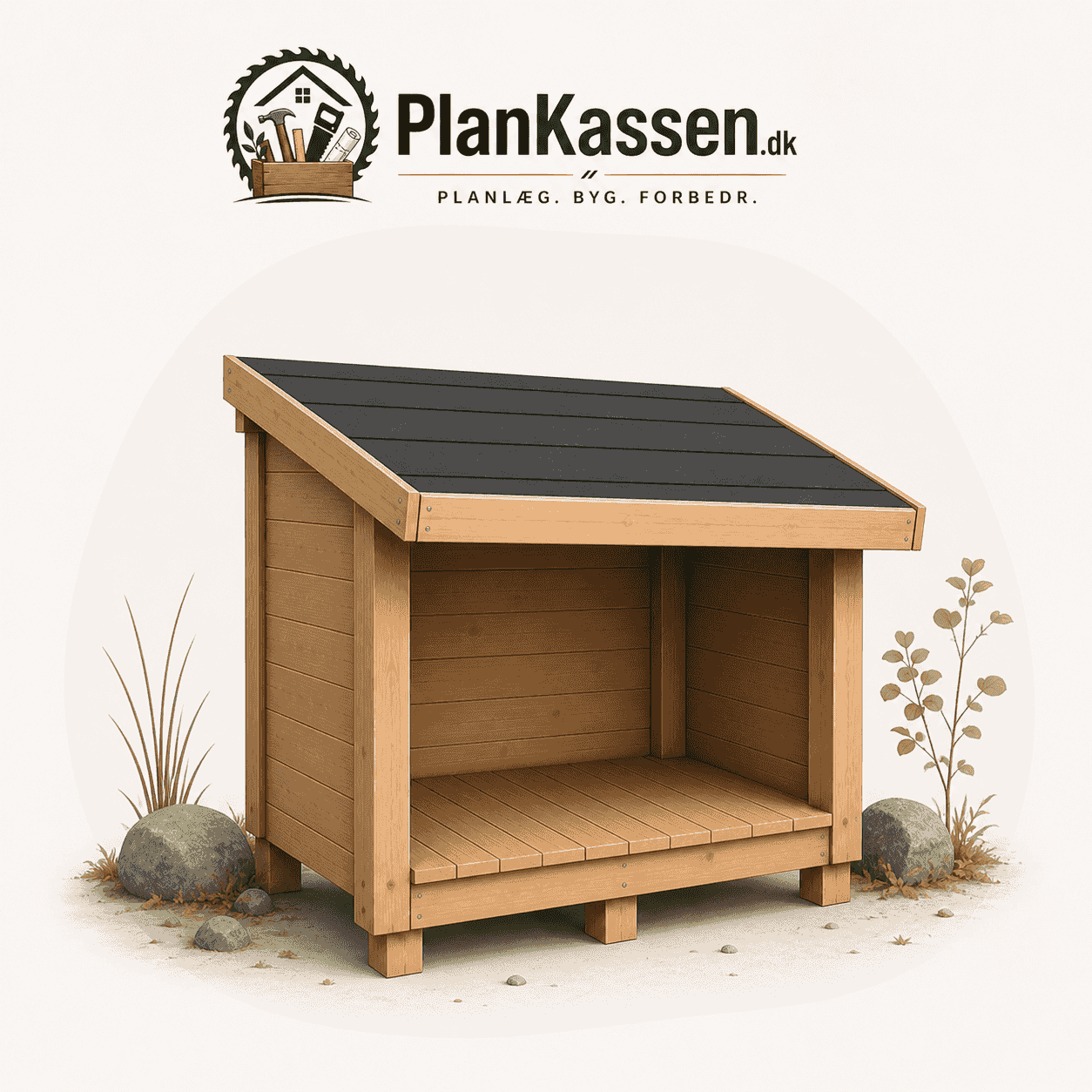 Kompakt shelter — illustration